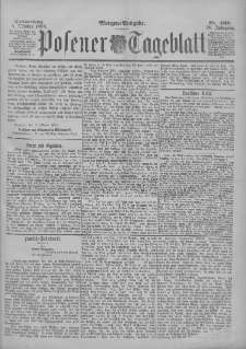 Posener Tageblatt 1899.10.05 Jg.38 Nr468