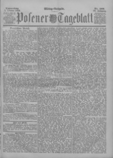 Posener Tageblatt 1899.10.05 Jg.38 Nr469