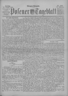 Posener Tageblatt 1899.10.13 Jg.38 Nr482