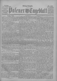 Posener Tageblatt 1899.10.13 Jg.38 Nr483