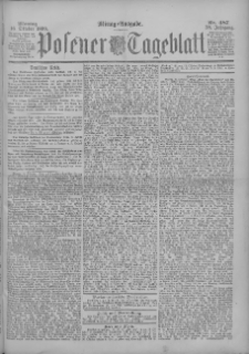 Posener Tageblatt 1899.10.16 Jg.38 Nr487