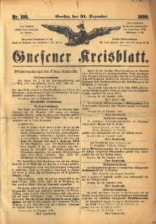 Gnesener Kreisblatt. 1899.12.31 Nr105