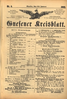 Gnesener Kreisblatt 1900.01.14 Nr4
