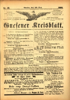 Gnesener Kreisblatt 1900.05.10 Nr37