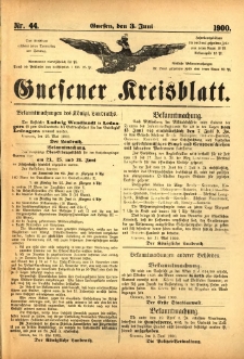 Gnesener Kreisblatt 1900.06.03 Nr44