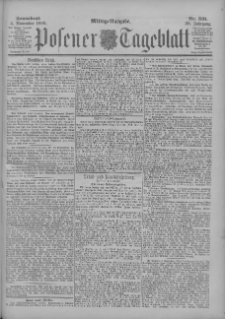 Posener Tageblatt 1899.11.04 Jg.38 Nr521