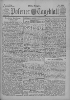 Posener Tageblatt 1899.11.30 Jg.38 Nr563