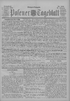 Posener Tageblatt 1899.12.02 Jg.38 Nr566
