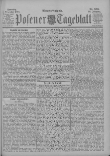 Posener Tageblatt 1899.12.03 Jg.38 Nr568