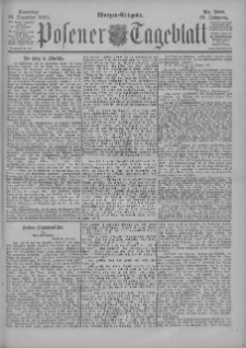 Posener Tageblatt 1899.12.10 Jg.38 Nr580