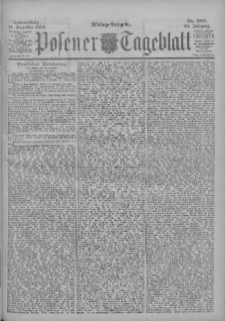 Posener Tageblatt 1899.12.14 Jg.38 Nr587