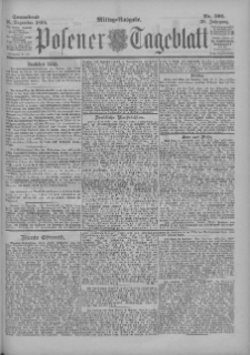 Posener Tageblatt 1899.12.16 Jg.38 Nr591