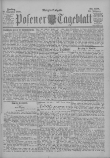 Posener Tageblatt 1899.12.29 Jg.38 Nr608
