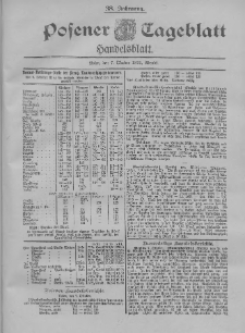Posener Tageblatt. Handelsblatt 1899.10.07 Jg.35 Nr473