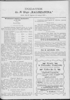 Kaliszanin : gazeta miasta Kalisza i jego okolic