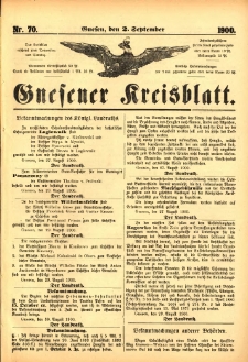 Gnesener Kreisblatt 1900.09.02 Nr70