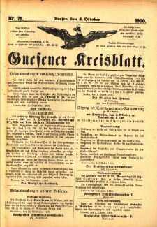 Gnesener Kreisblatt 1900.10.04 Nr79