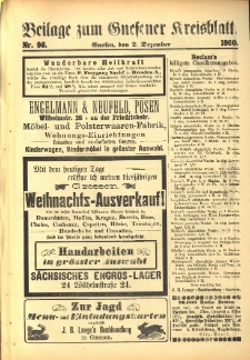 Beilage zum Gnesener Kreisblatt 1900.12.02 Nr96