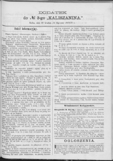 Kaliszanin : gazeta miasta Kalisza i jego okolic