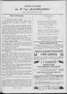 Kaliszanin : gazeta miasta Kalisza i jego okolic