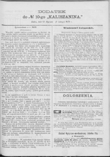 Kaliszanin : gazeta miasta Kalisza i jego okolic