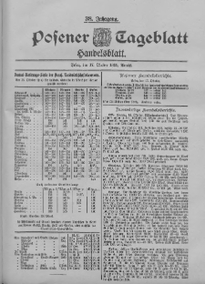 Posener Tageblatt. Handelsblatt 1899.10.17 Jg.38 Nr489