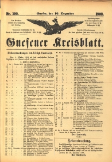 Gnesener Kreisblatt 1900.12.16 Nr100