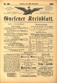 Gnesener Kreisblatt 1900.12.20 Nr101