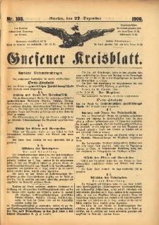 Gnesener Kreisblatt 1900.12.27 Nr103
