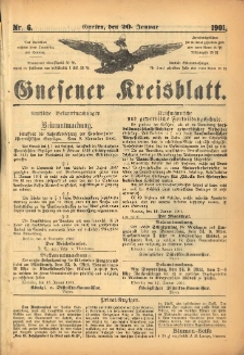 Gnesener Kreisblatt 1901.01.20 Nr6