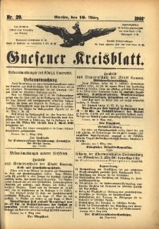Gnesener Kreisblatt 1901.03.10 Nr20