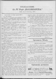 Kaliszanin : gazeta miasta Kalisza i jego okolic