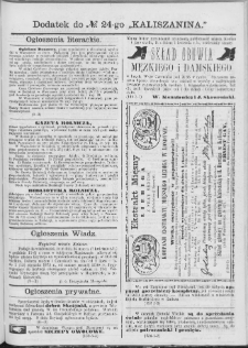 Kaliszanin : gazeta miasta Kalisza i jego okolic