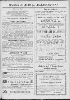 Kaliszanin : gazeta miasta Kalisza i jego okolic