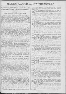 Kaliszanin : gazeta miasta Kalisza i jego okolic