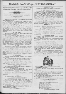 Kaliszanin : gazeta miasta Kalisza i jego okolic