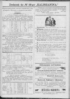 Kaliszanin : gazeta miasta Kalisza i jego okolic