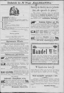 Kaliszanin : gazeta miasta Kalisza i jego okolic