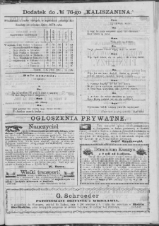 Kaliszanin : gazeta miasta Kalisza i jego okolic