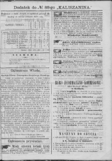 Kaliszanin : gazeta miasta Kalisza i jego okolic