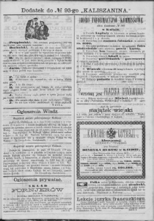 Kaliszanin : gazeta miasta Kalisza i jego okolic