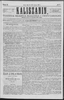 Kaliszanin : gazeta miasta Kalisza i jego okolic