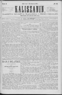 Kaliszanin : gazeta miasta Kalisza i jego okolic