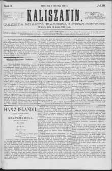 Kaliszanin : gazeta miasta Kalisza i jego okolic