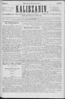 Kaliszanin : gazeta miasta Kalisza i jego okolic