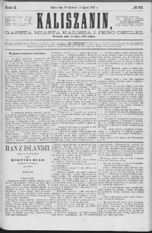 Kaliszanin : gazeta miasta Kalisza i jego okolic