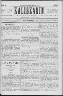 Kaliszanin : gazeta miasta Kalisza i jego okolic