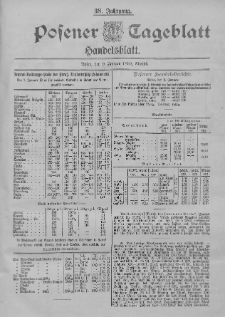 Posener Tageblatt. Handelsblatt 1899.01.09 Jg.38