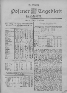 Posener Tageblatt. Handelsblatt 1899.01.06 Jg.38