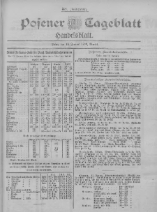 Posener Tageblatt. Handelsblatt 1899.01.12 Jg.38